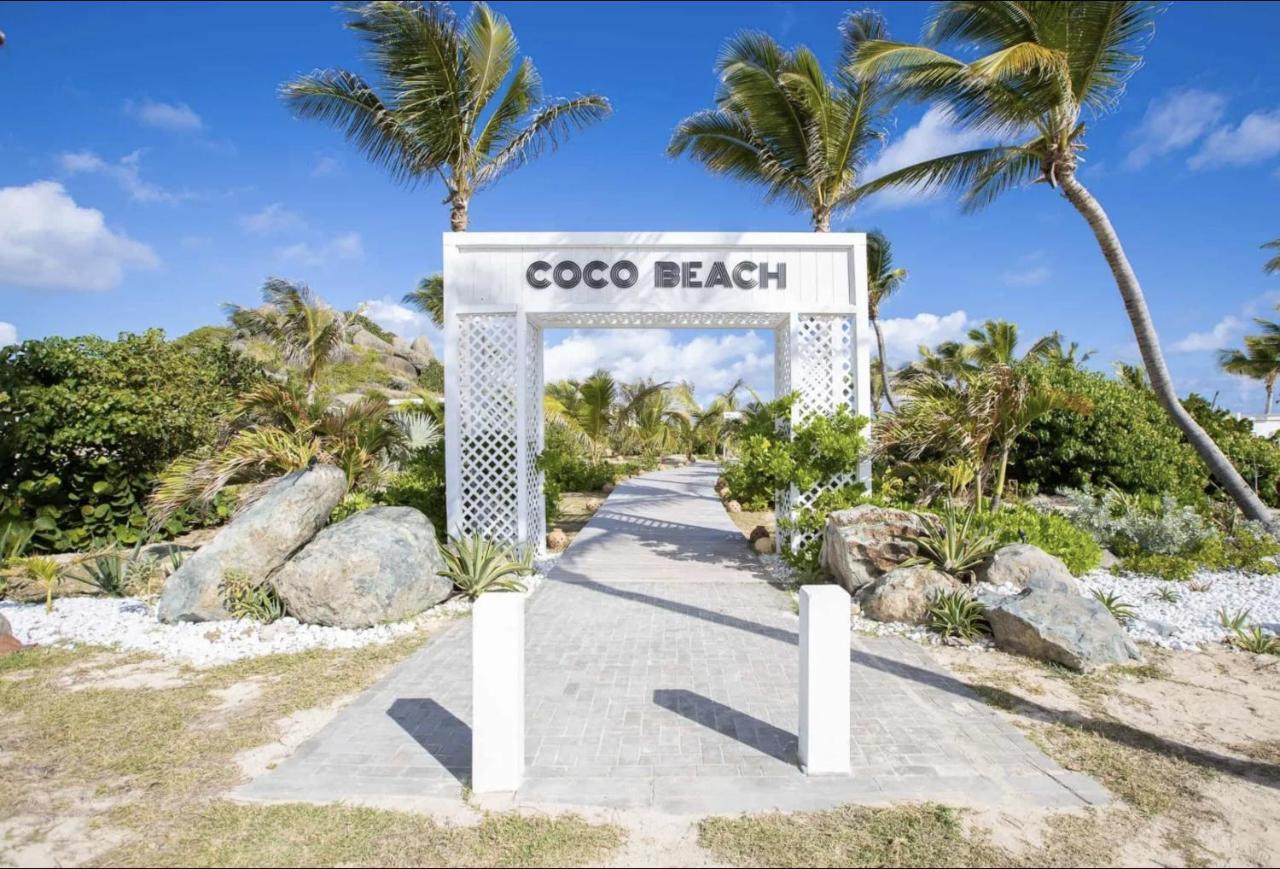 Top Floor Unit 520 Ft2 - 48 M2 With Stunning Dominant View On Ocean, St Barth, Orient Bay Cul de Sac Exterior foto