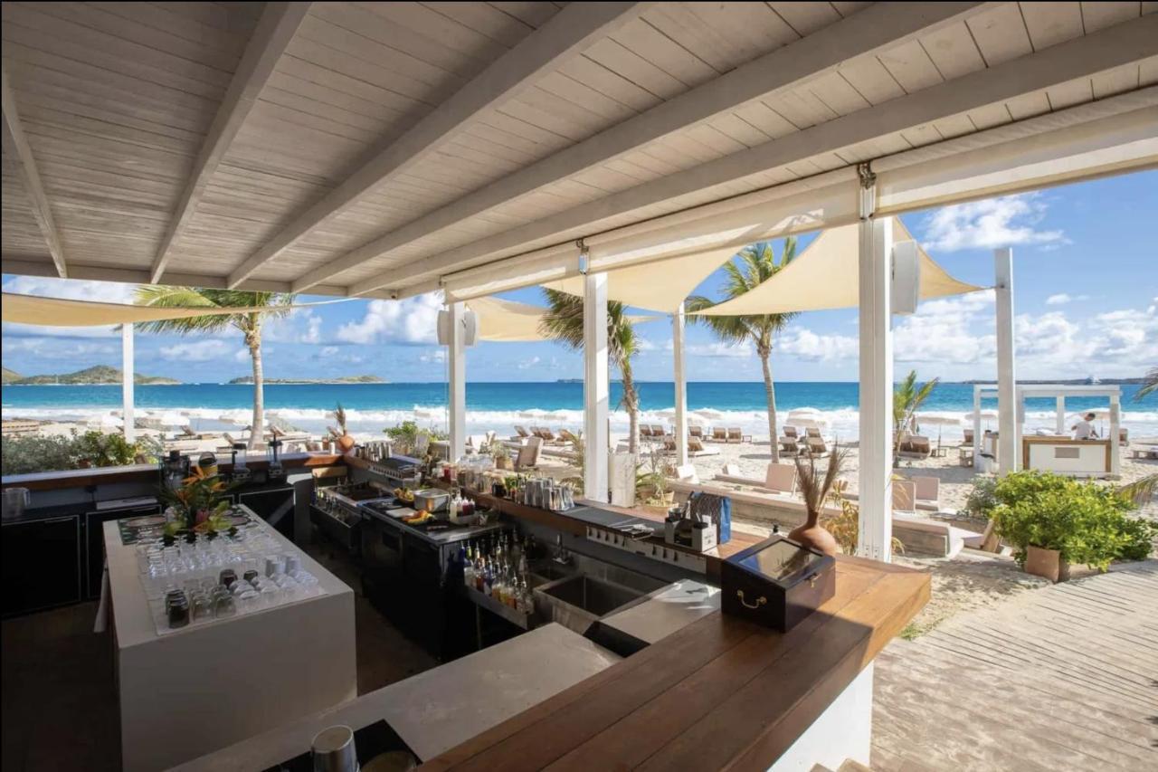 Top Floor Unit 520 Ft2 - 48 M2 With Stunning Dominant View On Ocean, St Barth, Orient Bay Cul de Sac Exterior foto