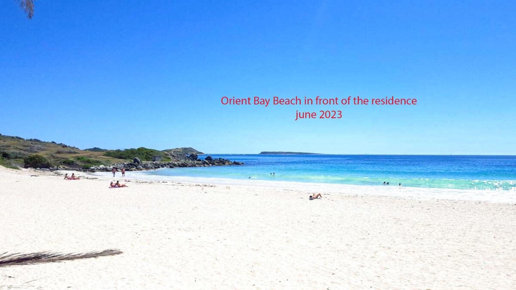 Top Floor Unit 520 Ft2 - 48 M2 With Stunning Dominant View On Ocean, St Barth, Orient Bay Cul de Sac Exterior foto