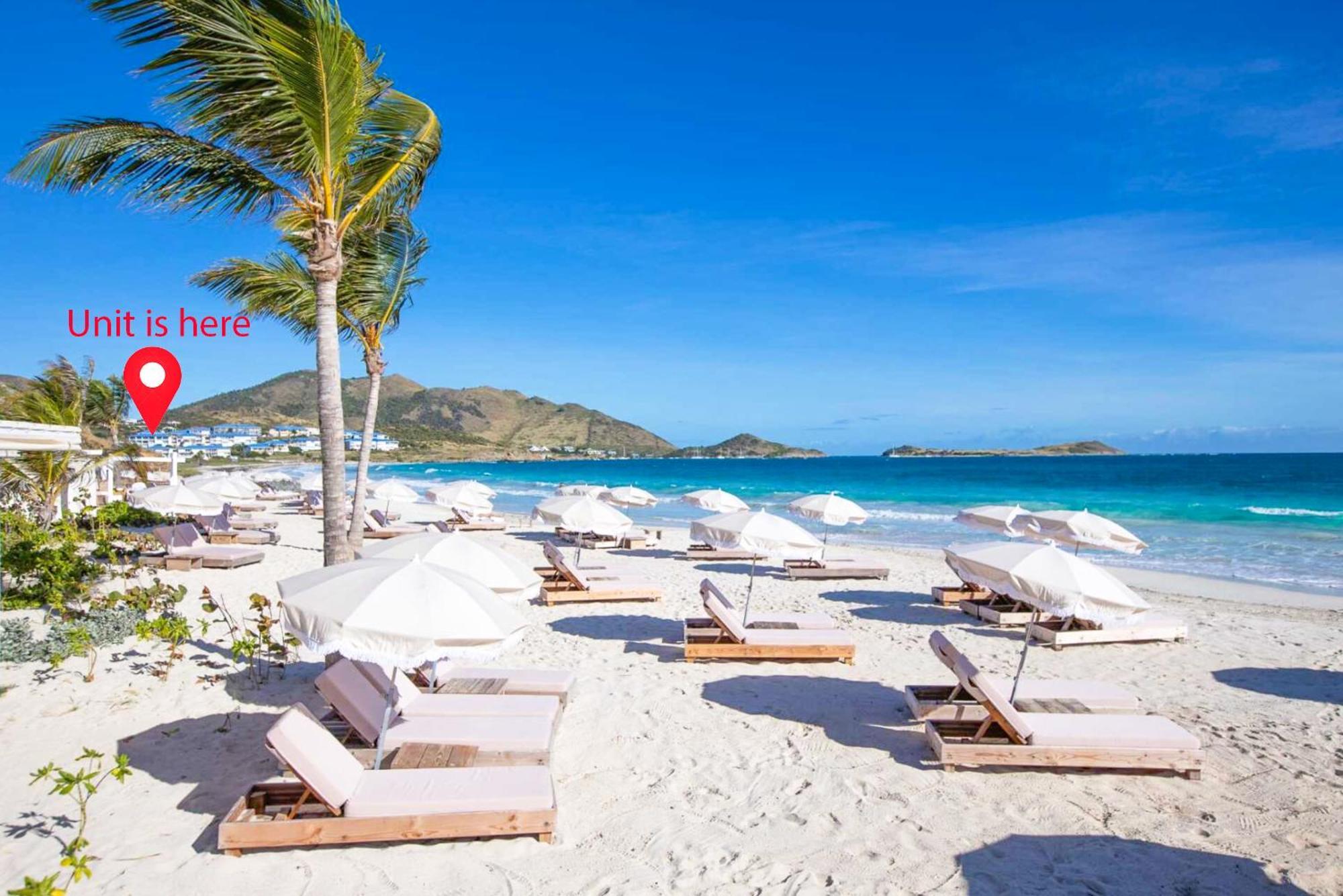 Top Floor Unit 520 Ft2 - 48 M2 With Stunning Dominant View On Ocean, St Barth, Orient Bay Cul de Sac Exterior foto